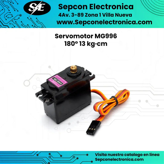 Servomotor MG996 180° 13 kg·cm