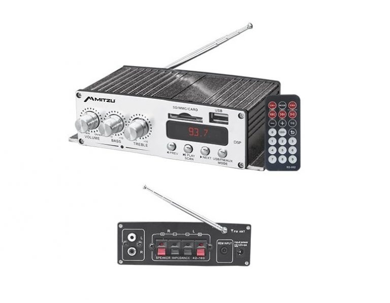 Mini amplificador para motocicletas MIT-78USB