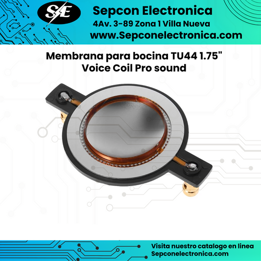 Membrana para bocina TU44 1.75" Voice Coil Prosound