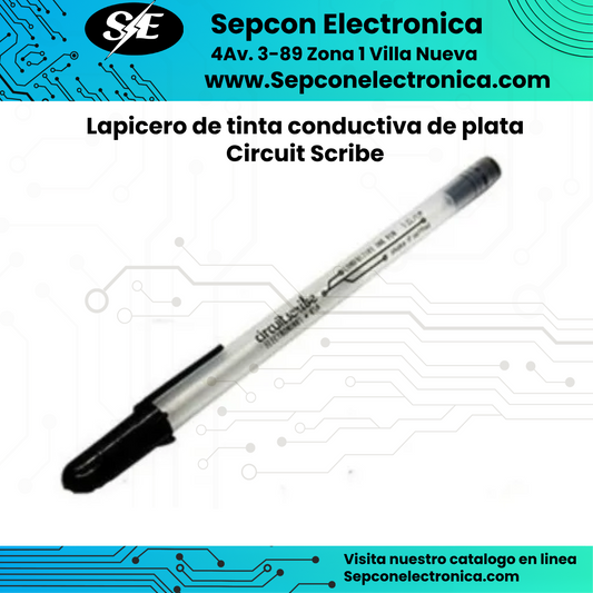 Lapicero de tinta conductiva de plata  Circuit Scribe