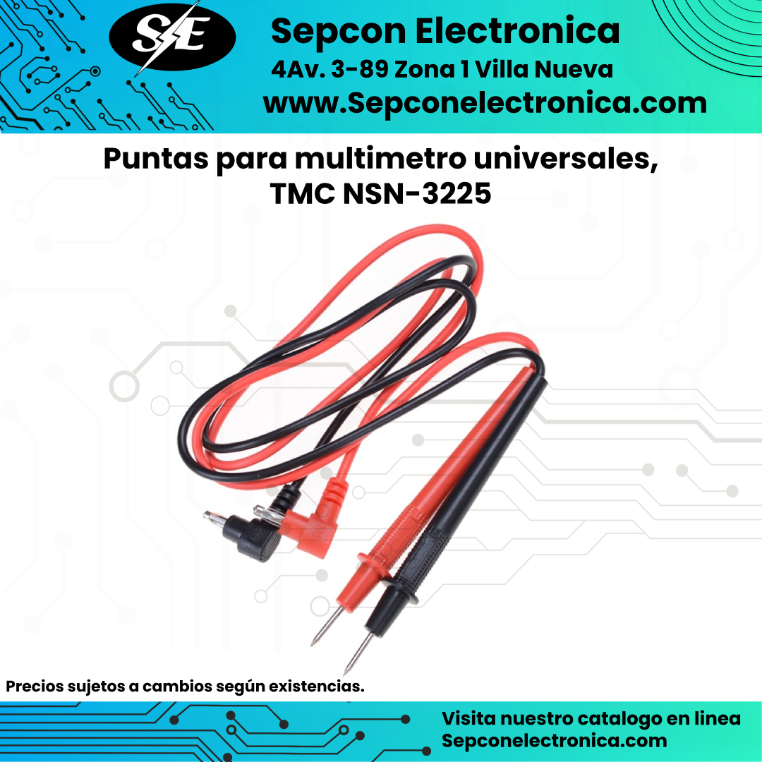 Puntas para multímetro universales TMC NSN-3225
