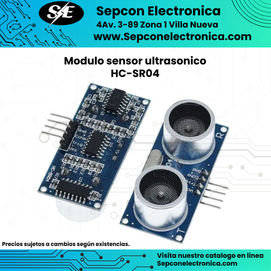 Modulo sensor ultrasónico  HC-SR04