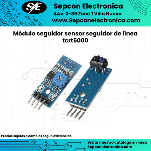 Módulo seguidor sensor seguidor de línea tcrt5000
