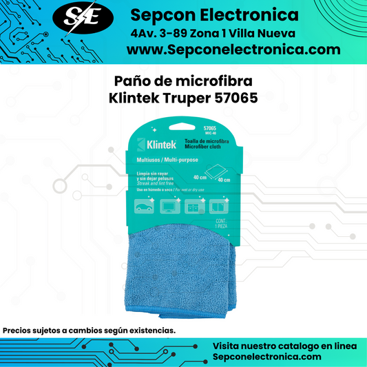 Paño de microfibra  Klintek Truper 57065