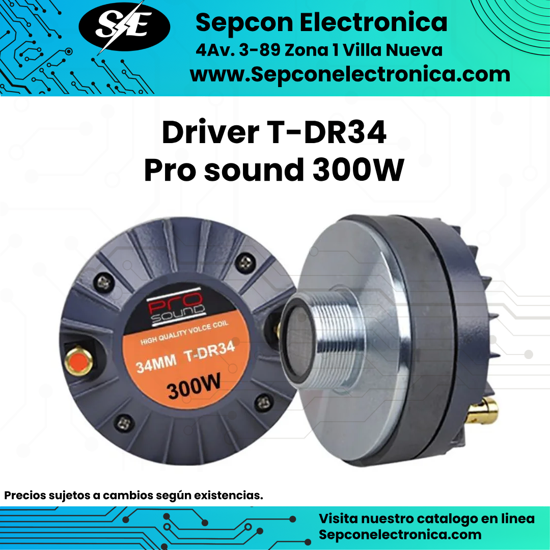 Driver T-DR34   Pro sound 300W