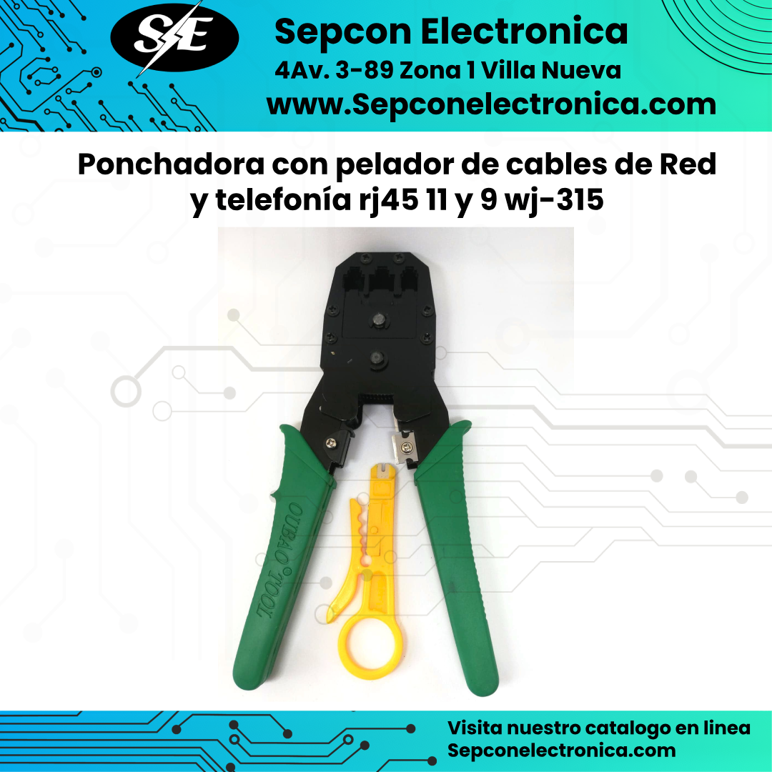 Pelacables para cable de red con prensado de dados