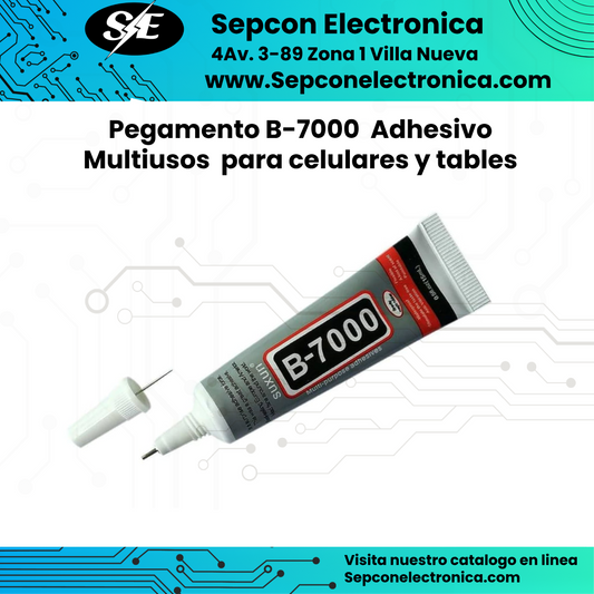 Pegamento B-7000  Adhesivo Multiusos para celulares y tables 50ml