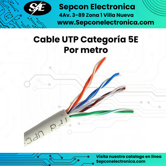 Cable UTP Categoría 5E Por metro