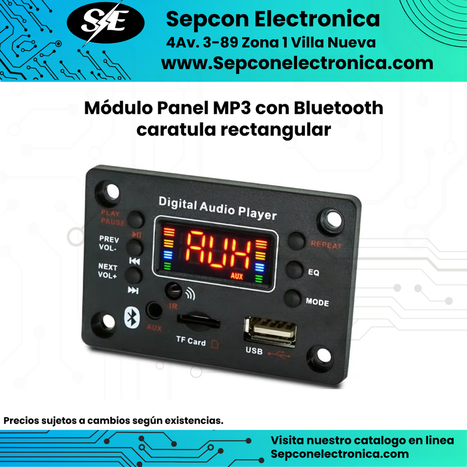 Módulos de Audio – Sepcon Electrónica