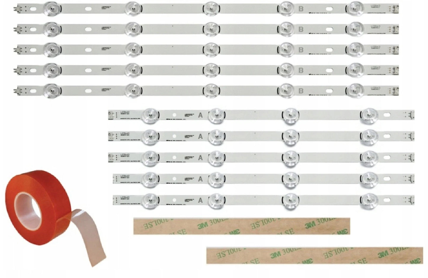 Tiras LED para televisión LG 50LB6300, 50LB5601, 50LB570
