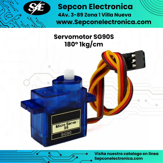 Servomotor SG90S 180° 1kg·cm